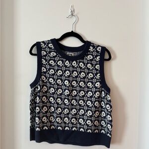 Women's Jacquard Sweater Vest - Future Collective with Reese Blutstein, size XL